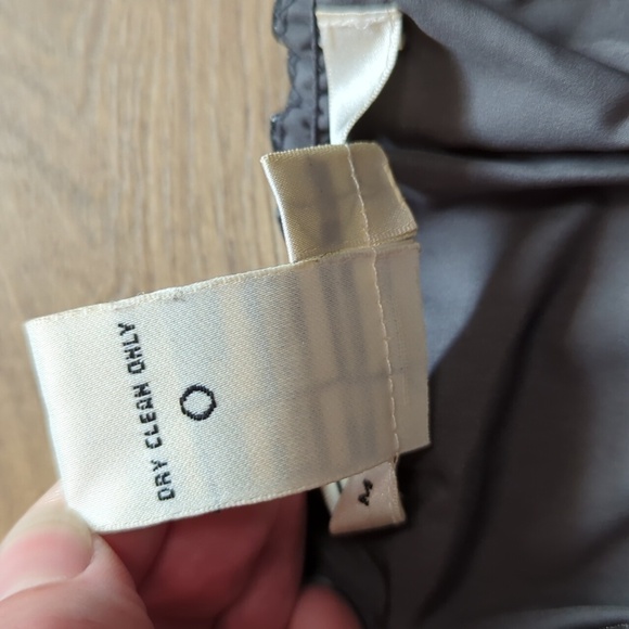 MAX STUDIO Gunmetal BOW TIE Dress LUREX Blend  M - Picture 8 of 12